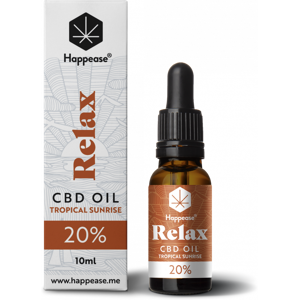 Happease Relax Cbd Olej Tropical Sunrise, 20 % Cbd, 2000 Mg, 10 Ml Happease Relax Cbd Olej Tropical Sunrise, 20 % Cbd, 2000 Mg, 10 Ml