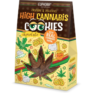 Euphoria High Konopné Čokoládové Sušienky, 100 G Euphoria High Konopné Čokoládové Sušienky, 100 G