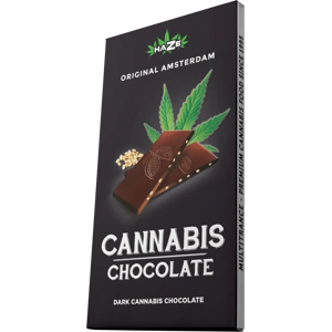 Multitrance Haze Cannabis Amsterdam Dark Chocolate S Konopnými Semienkami, 80 G Multitrance Haze Cannabis Amsterdam Dark Chocolate S Konopnými Semienkami, 80 G