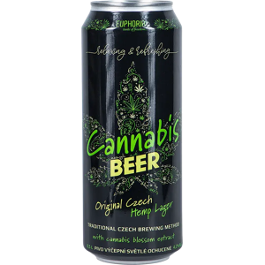Euphoria Plechovka Cannabis Beer, 500 Ml Euphoria Plechovka Cannabis Beer, 500 Ml