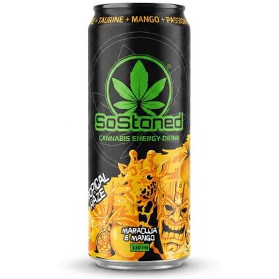 Euphoria Sostoned Konopný Energetický Nápoj Tropical Haze, 330ml Euphoria Sostoned Konopný Energetický Nápoj Tropical Haze, 330ml