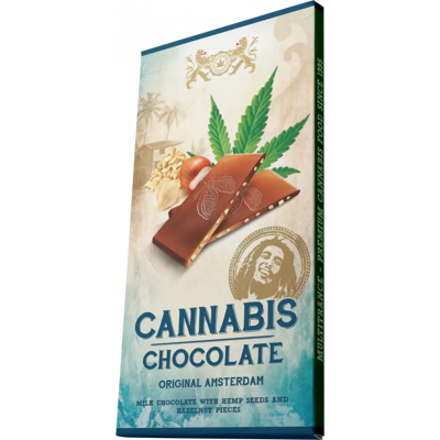 Multitrance Bob Marley Cannabis & Hazelnuts Mliečna Čokoláda, 80 G Multitrance Bob Marley Cannabis & Hazelnuts Mliečna Čokoláda, 80 G