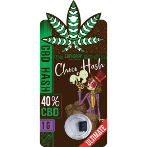 Euphoria Cbd Hash Choco, Cbd 40 %, 1 G Euphoria Cbd Hash Choco, Cbd 40 %, 1 G