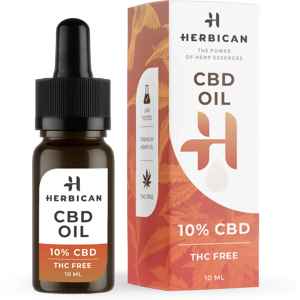 Herbican Cbd Olej Bez Thc, 10 %, 10 Ml Herbican Cbd Olej Bez Thc, 10 %, 10 Ml