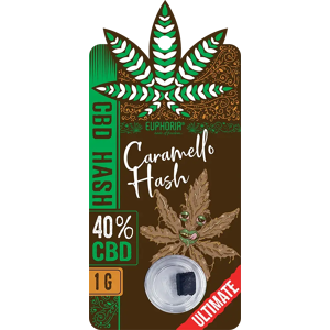Euphoria Cbd Hash Caramello, Cbd 40 %, 1 G Euphoria Cbd Hash Caramello, Cbd 40 %, 1 G