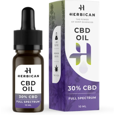 Herbican Plnospektrálny Cbd Olej, 30 %, 10 Ml Herbican Plnospektrálny Cbd Olej, 30 %, 10 Ml