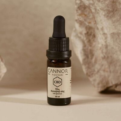 Cannor Cbd Plnospektrálny Konopný Olej 15%, 1500 Mg, 10 Ml Cannor Cbd Plnospektrálny Konopný Olej 15%, 1500 Mg, 10 Ml
