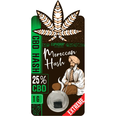 Euphoria Cbd Hash Marocký 25% Cbd, 1 G Euphoria Cbd Hash Marocký 25% Cbd, 1 G