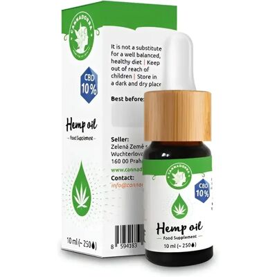 Cannadorra Cbd Olej, 10 % Cbd, Bez Thc, Širokospektrálny, 10 Ml Cannadorra Cbd Olej, 10 % Cbd, Bez Thc, Širokospektrálny, 10 Ml