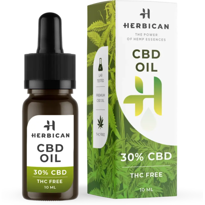 Herbican Cbd Olej Bez Thc, 30 %, 10 Ml Herbican Cbd Olej Bez Thc, 30 %, 10 Ml