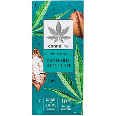 Cannaline Cannabis Chocolate Dark, 80 G Cannaline Cannabis Chocolate Dark, 80 G