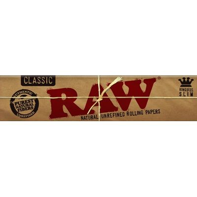 Raw Papers Classic King Size Slim Papers, 110 Mm Raw Papers Classic King Size Slim Papers, 110 Mm