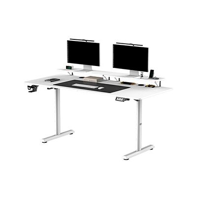 Lama Plus ULTRADESK HIGHLANDER XXL Biely pracovný stôl s elektrickým nastavením Lama Plus ULTRADESK HIGHLANDER XXL Biely pracovný stôl s elektrickým nastavením