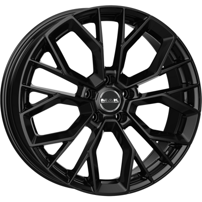 Mak STILO 8.5x19 5x108 ET48 GLOSS BLACK Mak STILO 8.5x19 5x108 ET48 GLOSS BLACK