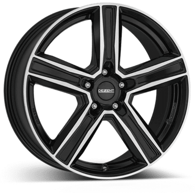 Dezent KG dark 8.5x19 5x112 ET38 Leštená čelná plocha / čierne lakovanie Dezent KG dark 8.5x19 5x112 ET38 Leštená čelná plocha / čierne lakovanie