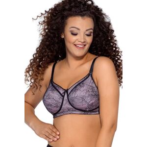 Dámska podprsenka AV 1997 čierno / fialová - AVA 85B Dámska podprsenka AV 1997 čierno / fialová - AVA 85B