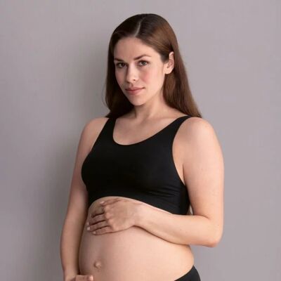 Tehotenský top Seamless 5100 čierna 001 - Anita XL 001-černá Tehotenský top Seamless 5100 čierna 001 - Anita XL 001-černá