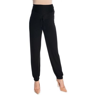 Dámske tehotenské nohavice 0176 čierna - PeeKaBoo S/M černá Dámske tehotenské nohavice 0176 čierna - PeeKaBoo S/M černá
