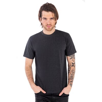 IMAKO Pánske tričko ALEKSANDER 5XL-6XL grafitová melanž 6XL IMAKO Pánske tričko ALEKSANDER 5XL-6XL grafitová melanž 6XL