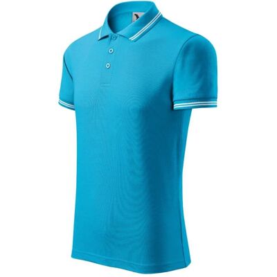 Pánske polo tričko Urban M MLI-21944 tyrkysová - Malfini 2XL Pánske polo tričko Urban M MLI-21944 tyrkysová - Malfini 2XL