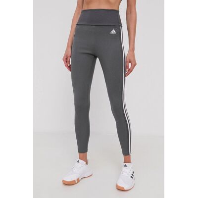 Dámske legíny 7/8 W GL4043 - Adidas L šedá Dámske legíny 7/8 W GL4043 - Adidas L šedá