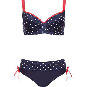 Dvojdielne plavky Italian 16 - S930GR7 - Self 40G tm.modrá s bílou tečkou Dvojdielne plavky Italian 16 - S930GR7 - Self 40G tm.modrá s bílou tečkou