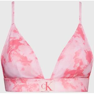 Dámska plavková podprsenka bikini KW0KW02121 OJV ružová - Calvin Klein S Dámska plavková podprsenka bikini KW0KW02121 OJV ružová - Calvin Klein S