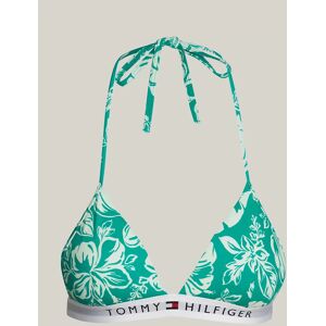 Dámska plavková podprsenka UW0UW05367 0IE zelená so vzorom - Tommy Hilfiger S Dámska plavková podprsenka UW0UW05367 0IE zelená so vzorom - Tommy Hilfiger S