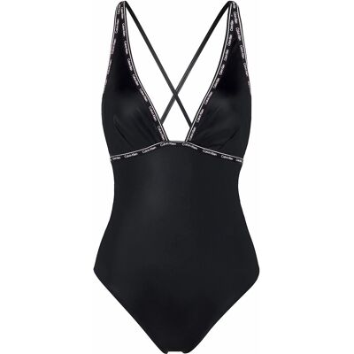 Dámske jednodielne plavky KW0KW02075-BEH - Calvin Klein S Dámske jednodielne plavky KW0KW02075-BEH - Calvin Klein S