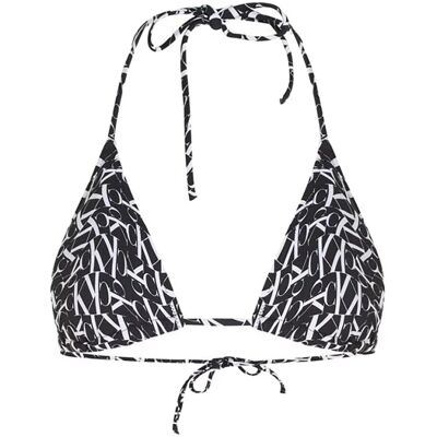 Dámsky horný diel plaviek Monogram KW0KW02079-0GL - Calvin Klein S Dámsky horný diel plaviek Monogram KW0KW02079-0GL - Calvin Klein S