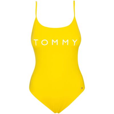 Dámske jednodielne plavky UW0UW01424-700 - Tommy Hilfiger S Dámske jednodielne plavky UW0UW01424-700 - Tommy Hilfiger S
