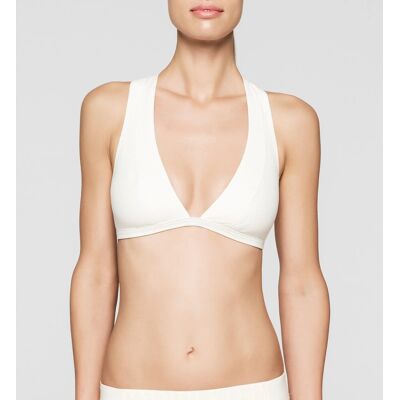 Vrchný diel plaviek KWOKWOO139 - Calvin Klein S smetanová Vrchný diel plaviek KWOKWOO139 - Calvin Klein S smetanová