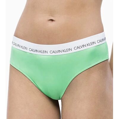 Spodný diel plaviek KW0KW00629 zelená - Calvin Klein M Zelená Spodný diel plaviek KW0KW00629 zelená - Calvin Klein M Zelená