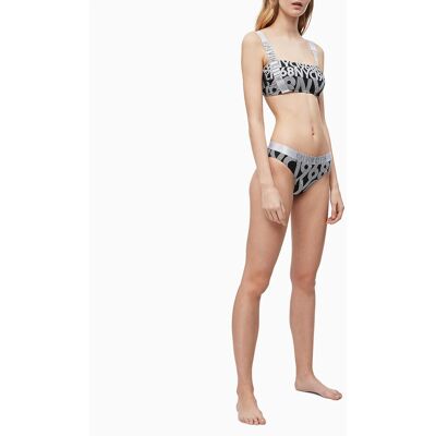Spodný diel plaviek KW0KW00822-0GS čiernobiela - Calvin Klein L černá-bílá Spodný diel plaviek KW0KW00822-0GS čiernobiela - Calvin Klein L černá-bílá