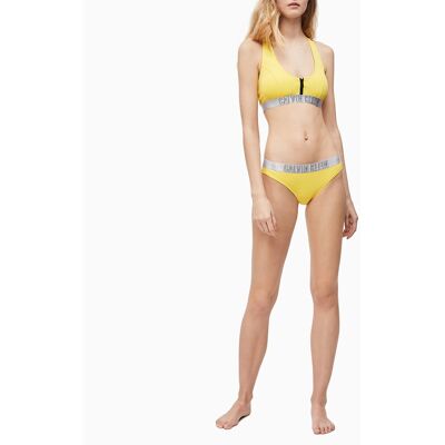 Spodný diel plaviek KW0KW00819-ZP0 žltá - Calvin Klein S Žlutá Spodný diel plaviek KW0KW00819-ZP0 žltá - Calvin Klein S Žlutá