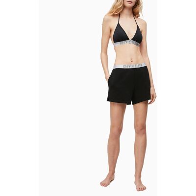Dámske plážové šortky KW0KW00861-BEH čierna - Calvin Klein XS černá Dámske plážové šortky KW0KW00861-BEH čierna - Calvin Klein XS černá