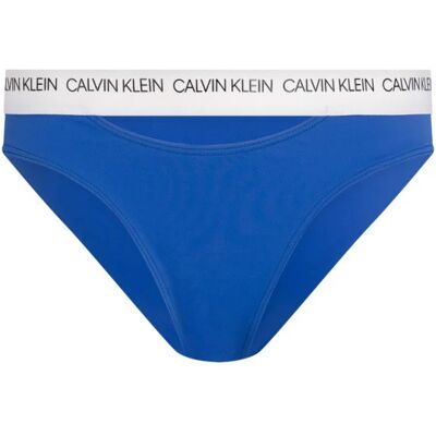 Spodný diel plaviek KW0KW00658-CHQ modrobiela - Calvin Klein S modro-bílá Spodný diel plaviek KW0KW00658-CHQ modrobiela - Calvin Klein S modro-bílá