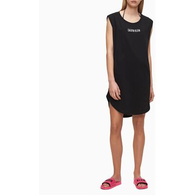 Plážové šaty KW0KW01008-BEH čierna - Calvin Klein S černá Plážové šaty KW0KW01008-BEH čierna - Calvin Klein S černá