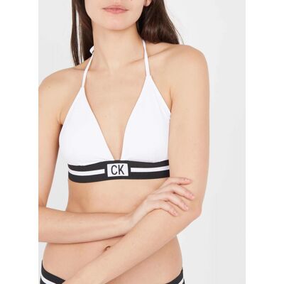 Vrchný diel plaviek KW0KW00907-YCD biela - Calvin Klein S bílá Vrchný diel plaviek KW0KW00907-YCD biela - Calvin Klein S bílá
