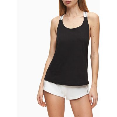 Plážový top KW0KW01002-BEH čierna - Calvin Klein S černá Plážový top KW0KW01002-BEH čierna - Calvin Klein S černá