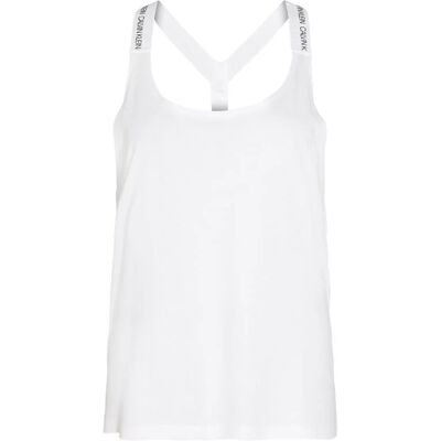 Plážový top KW0KW01002-YCD biela - Calvin Klein S bílá Plážový top KW0KW01002-YCD biela - Calvin Klein S bílá