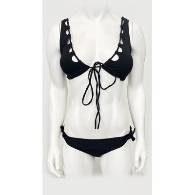 Gemini Dámske dvojdielne bikiny Laser LC40901-2 XS černá Gemini Dámske dvojdielne bikiny Laser LC40901-2 XS černá