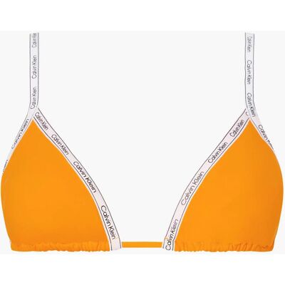 Vrchný diel plaviek KW01604 ZEG oranžové - Calvin Klein M oranžová-bílá Vrchný diel plaviek KW01604 ZEG oranžové - Calvin Klein M oranžová-bílá