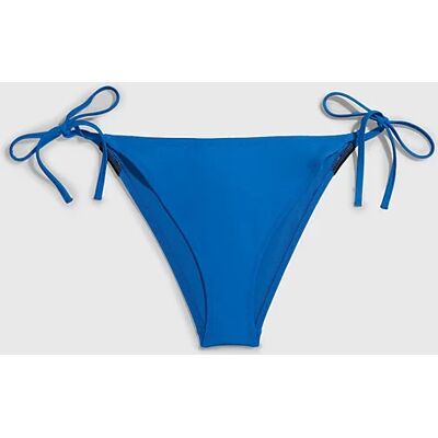 Dámske plavkové nohavičky BIKINI na zaväzovanie KW0KW01982 C4X modrá - Calvin Klein L Dámske plavkové nohavičky BIKINI na zaväzovanie KW0KW01982 C4X modrá - Calvin Klein L