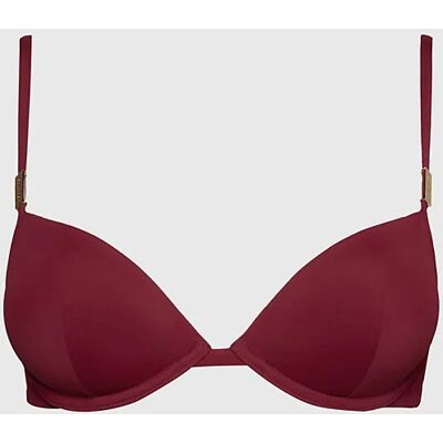Dámska plavková podprsenka bikini KW0KW02278 XN0 bordová - Calvin Klein 85D Dámska plavková podprsenka bikini KW0KW02278 XN0 bordová - Calvin Klein 85D