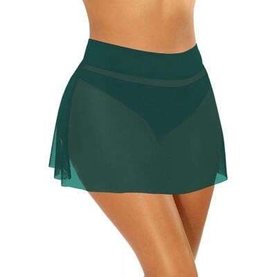 Dámska plážová sukňa Skirt 4 D98B - 7 tm. zelená - Self 40 Dámska plážová sukňa Skirt 4 D98B - 7 tm. zelená - Self 40
