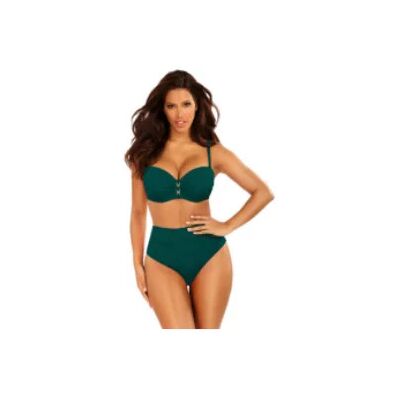 Dámske dvojdielne plavky New Trends 20 - S730D8 -7 tmavo zelená - Self 44D Dámske dvojdielne plavky New Trends 20 - S730D8 -7 tmavo zelená - Self 44D