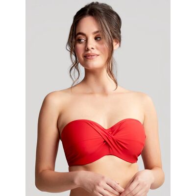 Dámsky vrchný diel plaviek Anya Riva Bandeau červené SW1303 - Panache 85DD Dámsky vrchný diel plaviek Anya Riva Bandeau červené SW1303 - Panache 85DD