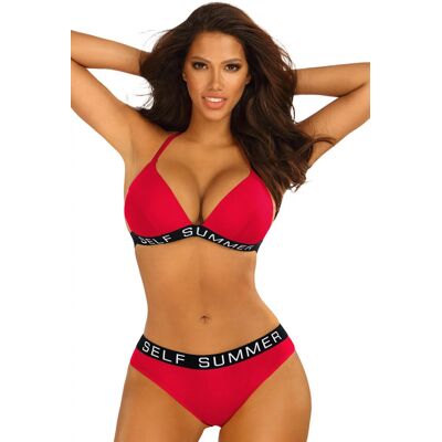 Dvojdielne plavky MIAMI 1 S555 Red - Self 38B Dvojdielne plavky MIAMI 1 S555 Red - Self 38B