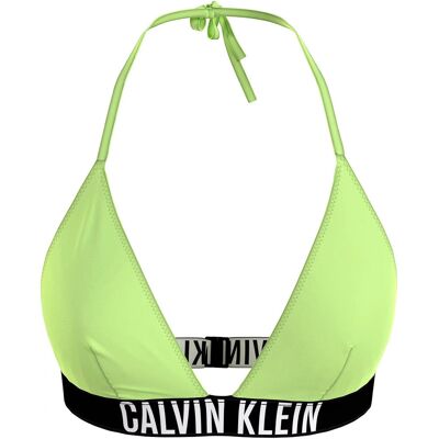 Dámska plavková podprsenka KW0KW02506 MOT Neon Yellow - Calvin Klein L Dámska plavková podprsenka KW0KW02506 MOT Neon Yellow - Calvin Klein L